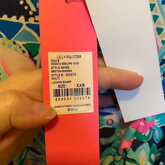 NWT Lilly Pulitzer romper - Picture 2 of 3